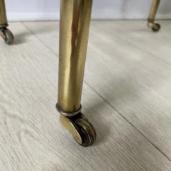 Unknown Brass Faux Bamboo Canterbury Magazine Rack -Storage Furniture Sales 2024 brass faux bamboo canterbury magazine rack 0 3