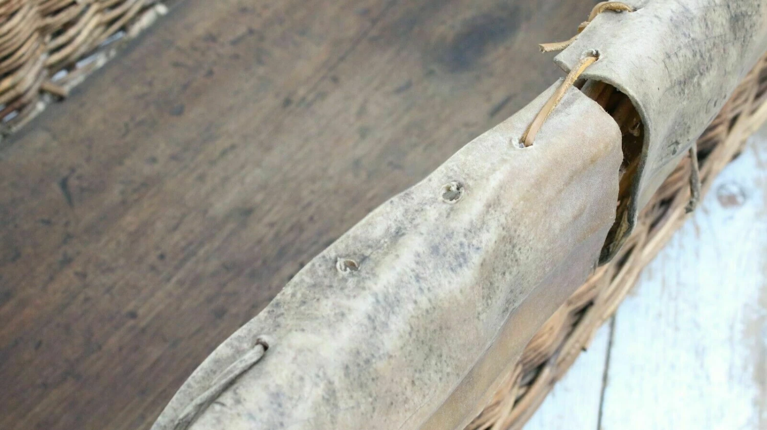 British Military Gov Stamped ‘Crown E.R’ 1952 Heavy Duty Log Basket Box 6 British Military Gov Stamped ‘Crown E.R’ 1952 Heavy Duty Log Basket Box - Image 6