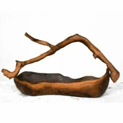 Brutalist Sculpture Olive Fruit Basket