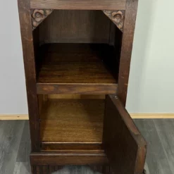 Carved French Antique Bedside Table Cupboard Cabinet With Marble Top -Storage Furniture Sales 2024 carved french antique bedside table cupboard cabinet with marble top sku50540588 0 5