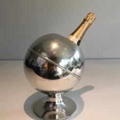 Unknown Chrome Designer Ice Bucket, 1970s -Storage Furniture Sales 2024 chrome designer ice bucket 1970s sku86446586 0 2 scaled