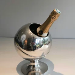 Unknown Chrome Designer Ice Bucket, 1970s -Storage Furniture Sales 2024 chrome designer ice bucket 1970s sku86446586 0 8 scaled