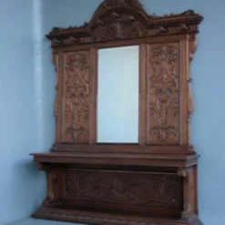 Coat Rack Renaissance Style Walnut -Storage Furniture Sales 2024 coat rack renaissance style walnut 0 1