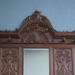 Coat Rack Renaissance Style Walnut -Storage Furniture Sales 2024 coat rack renaissance style walnut 0 3