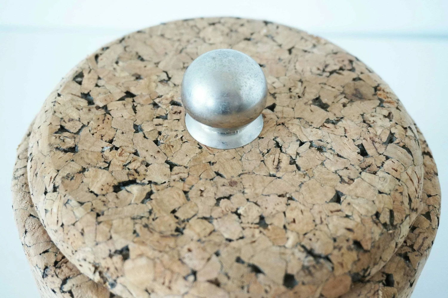 Cork Ice Bucket And Its Vintage 1970 Ice Cube Tongs - Image 10