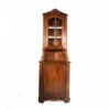 Unknown Corner Cabinet In Wood With Display Cabinet