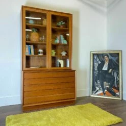 Unknown Danish Teak Poul Hundevad Bookcase With Glass Doors And Drawers Mid Century -Storage Furniture Sales 2024 danish teak poul hundevad bookcase with glass doors and drawers mid century sku18599357 0 13