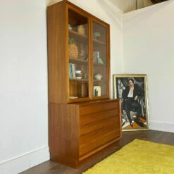 Unknown Danish Teak Poul Hundevad Bookcase With Glass Doors And Drawers Mid Century -Storage Furniture Sales 2024 danish teak poul hundevad bookcase with glass doors and drawers mid century sku18599357 0 8