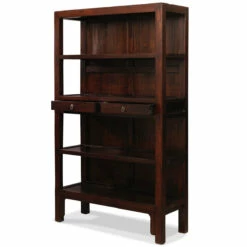 Unknown Dark Elm Bookshelf 9 Unknown Dark Elm Bookshelf -Storage Furniture Sales 2024 dark elm bookshelf 1900s antique sku45453821 0 3