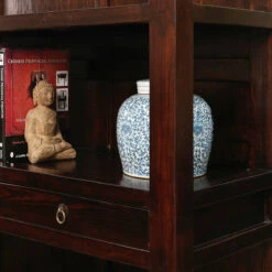 Unknown Dark Elm Bookshelf 10 Unknown Dark Elm Bookshelf -Storage Furniture Sales 2024 dark elm bookshelf 1900s antique sku45453821 0 4