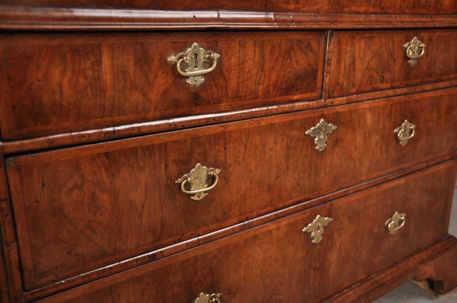 Early 18th Century Walnut Bureau Bookcase 10 Early 18th Century Walnut Bureau Bookcase - Image 10