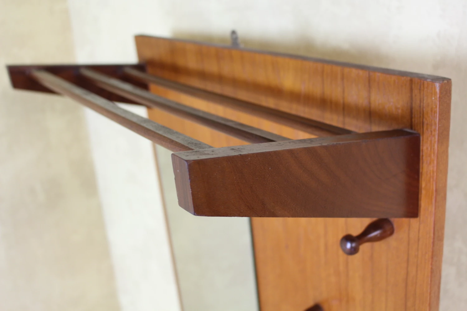 Unknown Early 1960’s British Teak Hat And Coat Stand In The Style Of A Younger 2 Unknown Early 1960’s British Teak Hat And Coat Stand In The Style Of A Younger - Image 2