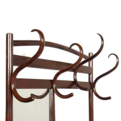Early 20th Century Art Nouveau Entrance Coat Rack Hanger With Mirror By Thonet -Storage Furniture Sales 2024 early 20th century art nouveau entrance coat rack hanger with mirror by thonet 0 4