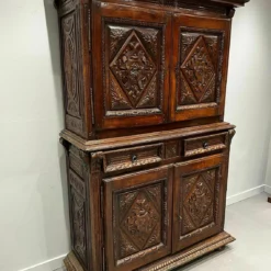 Early Continental Carved Oak And Fruitwood Dresser/Double Cupboard -Storage Furniture Sales 2024 early continental carved oak and fruitwood dresser double cupboard sku11693218 0 2