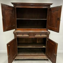 Early Continental Carved Oak And Fruitwood Dresser/Double Cupboard -Storage Furniture Sales 2024 early continental carved oak and fruitwood dresser double cupboard sku11693218 0 4