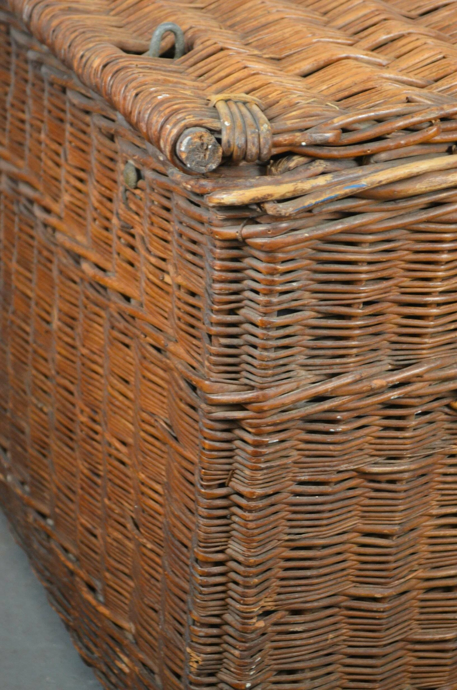 Unknown Early Log/Laundry Basket, Early 20th Century 11 Unknown Early Log/Laundry Basket, Early 20th Century - Image 11