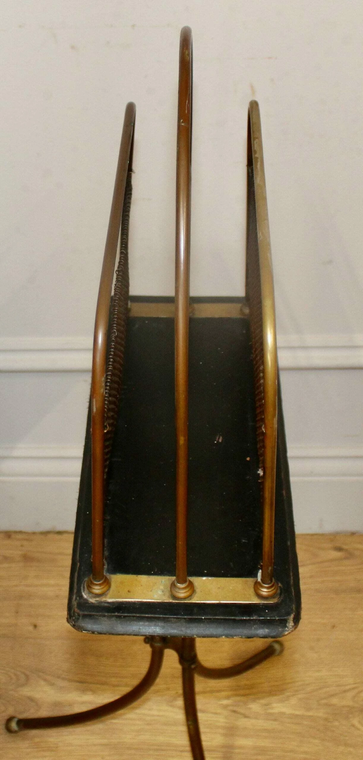 Unknown Edwardian Antique Letter Magazine Rack Desk Cabinet Box Industrial Antique Vintage Victorian Library Holder 3 Unknown Edwardian Antique Letter Magazine Rack Desk Cabinet Box Industrial Antique Vintage Victorian Library Holder - Image 3