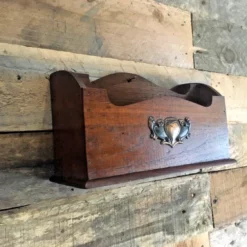 Unknown Edwardian Art Nouveau Oak Copper Desk Or Wall Letter Rack Tray Reception Office -Storage Furniture Sales 2024 edwardian art nouveau oak copper desk or wall letter rack tray reception office sku76099089 0 15