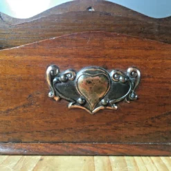 Unknown Edwardian Art Nouveau Oak Copper Desk Or Wall Letter Rack Tray Reception Office -Storage Furniture Sales 2024 edwardian art nouveau oak copper desk or wall letter rack tray reception office sku76099089 0 4