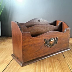 Unknown Edwardian Art Nouveau Oak Copper Desk Or Wall Letter Rack Tray Reception Office -Storage Furniture Sales 2024 edwardian art nouveau oak copper desk or wall letter rack tray reception office sku76099089 0 5