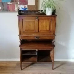 Unknown Edwardian C1910 Walnut English Bureau Writing Cabinet -Storage Furniture Sales 2024 edwardian c1910 walnut english bureau writing cabinet sku30420594 0 2 scaled