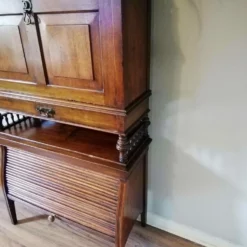 Unknown Edwardian C1910 Walnut English Bureau Writing Cabinet -Storage Furniture Sales 2024 edwardian c1910 walnut english bureau writing cabinet sku30420594 0 9 scaled