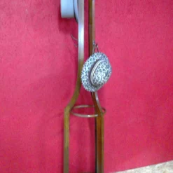 Unknown Edwardian Golden Oak Office Coat Umbrella Stand,Terminating With A Carved Urn Shaped Finial Top