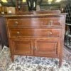 Unknown Edwardian Inlaid Mahogany Washstand
