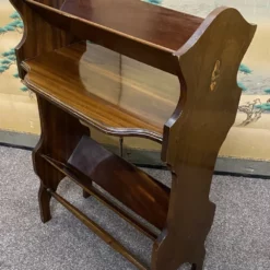 Edwardian Mahogany And Shell Inlaid Book And Paper Shelves -Storage Furniture Sales 2024 edwardian mahogany and shell inlaid book and paper shelves 0 1