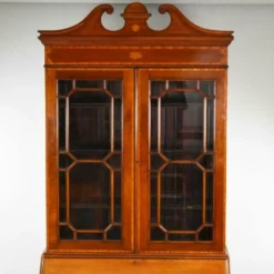 Edwardian Mahogany Bureau Bookcase -Storage Furniture Sales 2024 edwardian mahogany bureau bookcase sku35369362 0 1