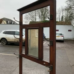 Unknown Edwardian Oak Coat Stand. Light Oak. Mirror & Drawer With Umbrella Stands. -Storage Furniture Sales 2024 edwardian oak coat stand light oak mirror drawer with umbrella stands 0 4