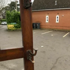 Unknown Edwardian Oak Coat Stand. Light Oak. Mirror & Drawer With Umbrella Stands. -Storage Furniture Sales 2024 edwardian oak coat stand light oak mirror drawer with umbrella stands 0 7