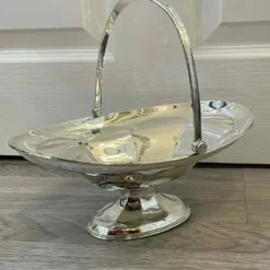 Edwardian Silver Fruit Basket By Elkington