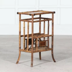 Unknown English 19thc Bamboo Side Table Magazine Rack -Storage Furniture Sales 2024 english 19thc bamboo side table magazine rack sku75725877 0 2