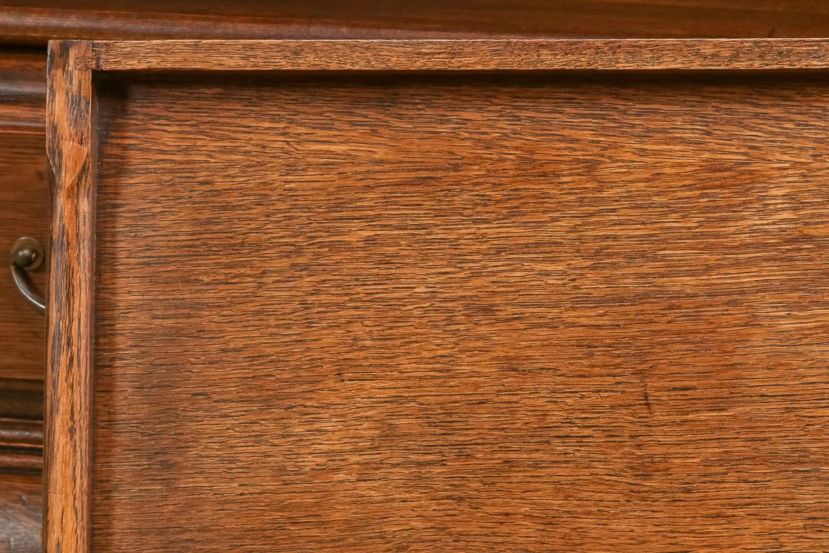 English George V Minty Globe Wernicke Style Oak Three Tier Glazed Sectional Bookcase (Circa 1920) 13 English George V Minty Globe Wernicke Style Oak Three Tier Glazed Sectional Bookcase (Circa 1920) - Image 13