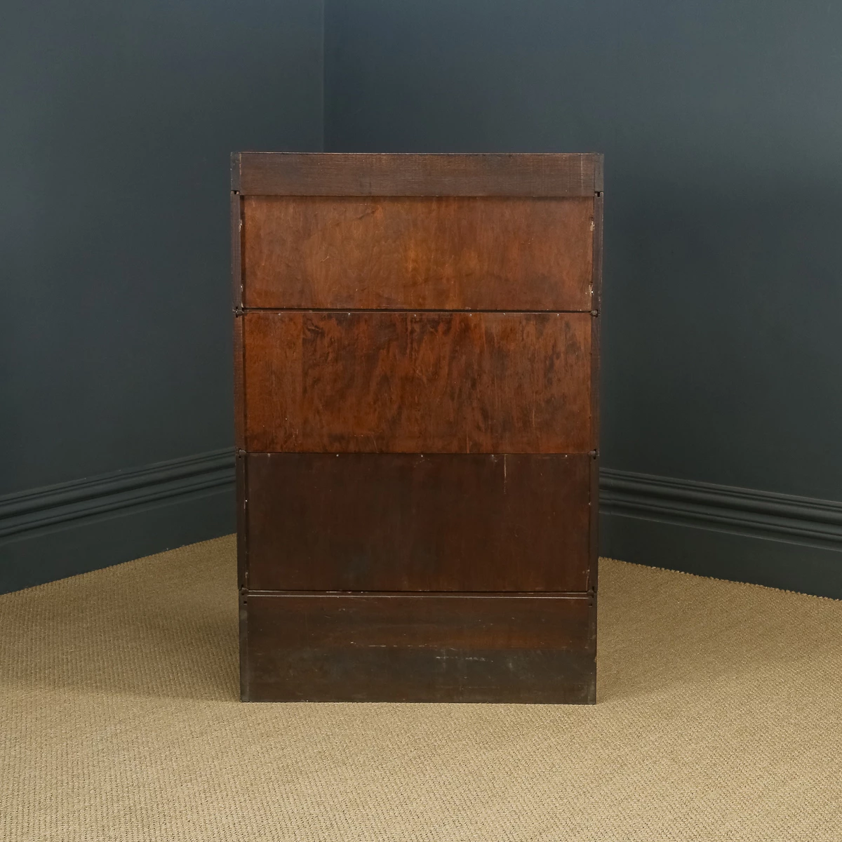 English George V Minty Globe Wernicke Style Oak Three Tier Glazed Sectional Bookcase (Circa 1920) 9 English George V Minty Globe Wernicke Style Oak Three Tier Glazed Sectional Bookcase (Circa 1920) - Image 9