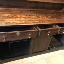 English Georgian Oak Country Antique Dresser, C1790 14 English Georgian Oak Country Antique Dresser, C1790 -Storage Furniture Sales 2024 english georgian oak country antique dresser c1790 sku98873279 0 3