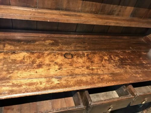 English Georgian Oak Country Antique Dresser, C1790 7 English Georgian Oak Country Antique Dresser, C1790 - Image 7