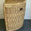 Unknown Extra Large Vintage Industrial Wicker Laundry Basket