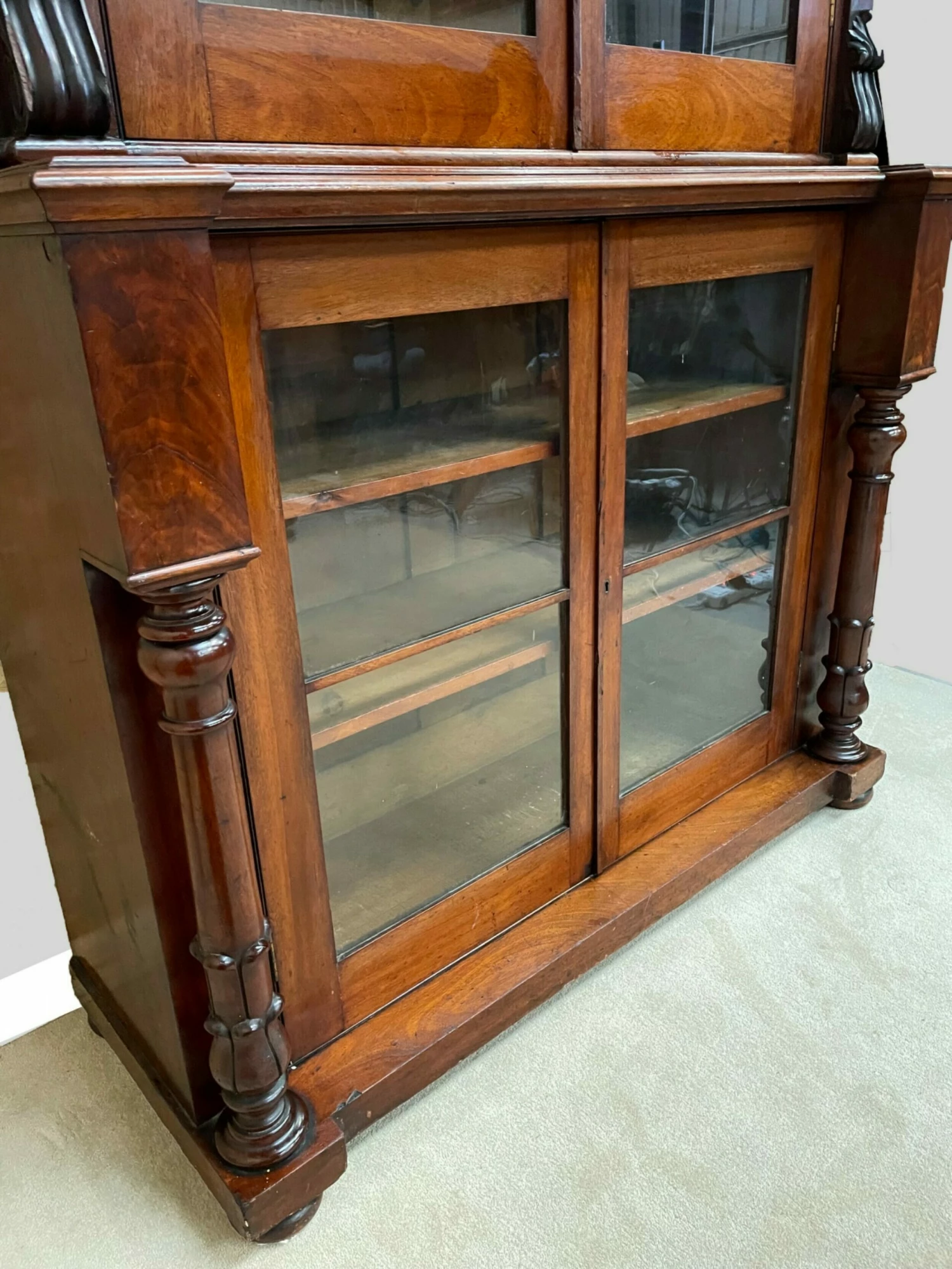 Unknown Fabulous Tall Gentleman’s Library Bookcase 2 Unknown Fabulous Tall Gentleman’s Library Bookcase - Image 2