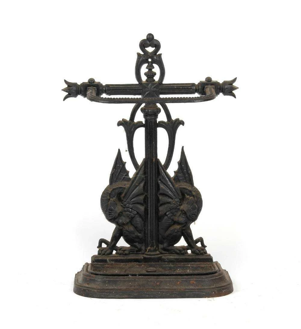 Falkirk An Aesthetic Movement Cast Iron Stick Stand With Mythical Dragons 13 Falkirk An Aesthetic Movement Cast Iron Stick Stand With Mythical Dragons - Image 13