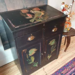 Folk Art Painted Cupboard /Desk With Inlaid Design 19 Folk Art Painted Cupboard /Desk With Inlaid Design -Storage Furniture Sales 2024 folk art painted cupboard desk with inlaid design sku80916097 0 8