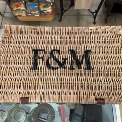 Fortnum And Mason Wicker Hamper/ Picnic Basket