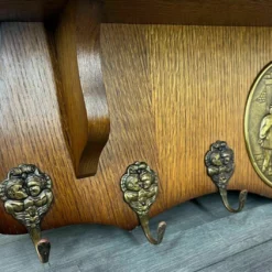 Unknown French Antique Solid French 6 Hook Ornate Carved Coat Plate Rack -Storage Furniture Sales 2024 french antique solid french 6 hook ornate carved coat plate rack sku20631488 0 2