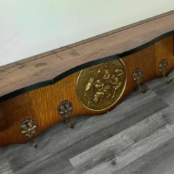 Unknown French Antique Solid French 6 Hook Ornate Carved Coat Plate Rack -Storage Furniture Sales 2024 french antique solid french 6 hook ornate carved coat plate rack sku20631488 0 4