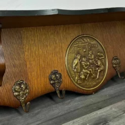 Unknown French Antique Solid French 6 Hook Ornate Carved Coat Plate Rack -Storage Furniture Sales 2024 french antique solid french 6 hook ornate carved coat plate rack sku20631488 0 8