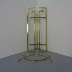 French Brass Wall Rack With Coat Hangers 1970s -Storage Furniture Sales 2024 french brass wall rack with coat hangers 1970s sku57564532 0 1