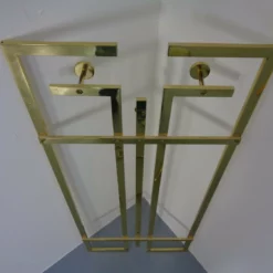 French Brass Wall Rack With Coat Hangers 1970s -Storage Furniture Sales 2024 french brass wall rack with coat hangers 1970s sku57564532 0 5