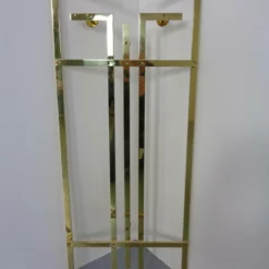 French Brass Wall Rack With Coat Hangers 1970s -Storage Furniture Sales 2024 french brass wall rack with coat hangers 1970s sku57564532 0 6