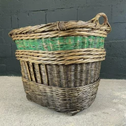 Unknown French Champagne Grape Harvesting Basket -Storage Furniture Sales 2024 french champagne grape harvesting basket sku31951566 0 2